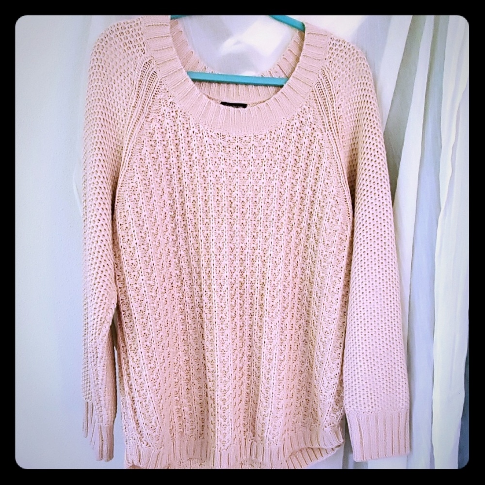 Calvin Klein Shimmery Pink Sweater